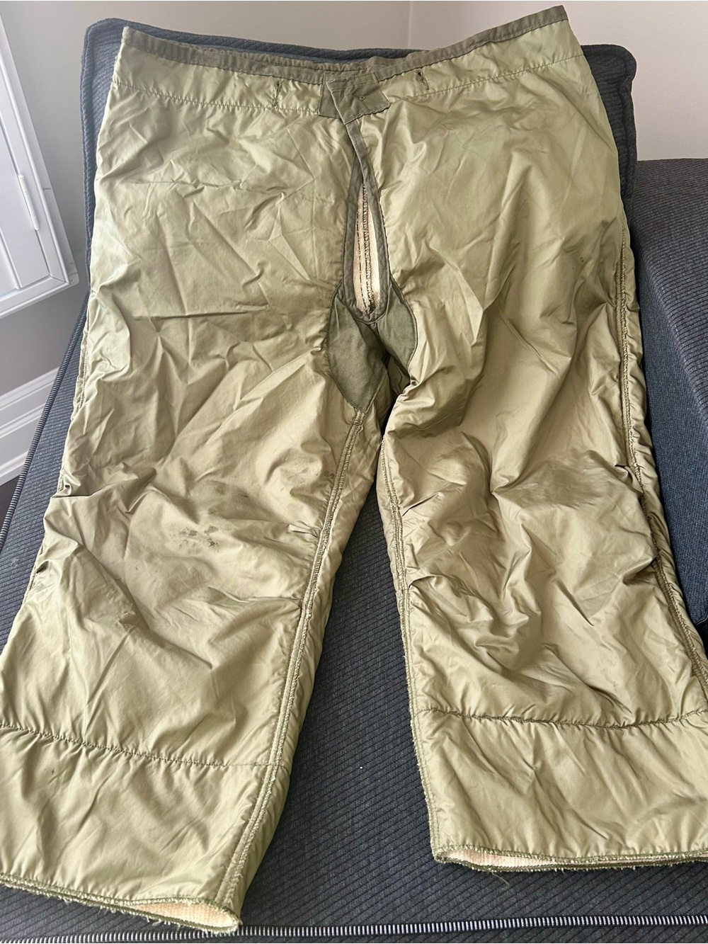 Vintage 1963 US Military M-1951 Field Trouser Liner - Regular Medium Mohair Wool